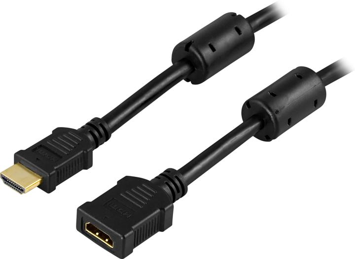 Immagine prodotto Deltaco Cavo di prolunga HDMI 19 pin maschio - femmina 3m nero (3 m, HDMI)