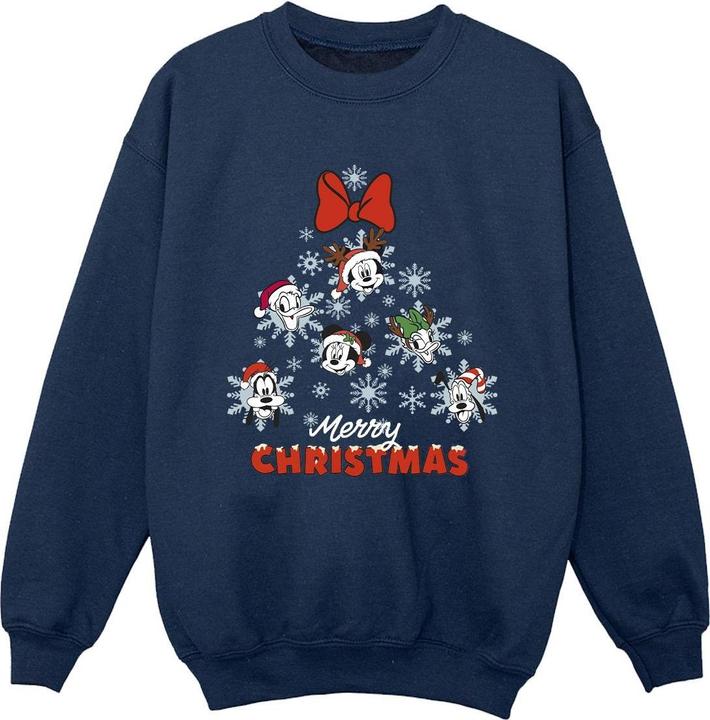 Disney Mickey Mouse And Friends Christmas Tree Sweatshirt Jungen