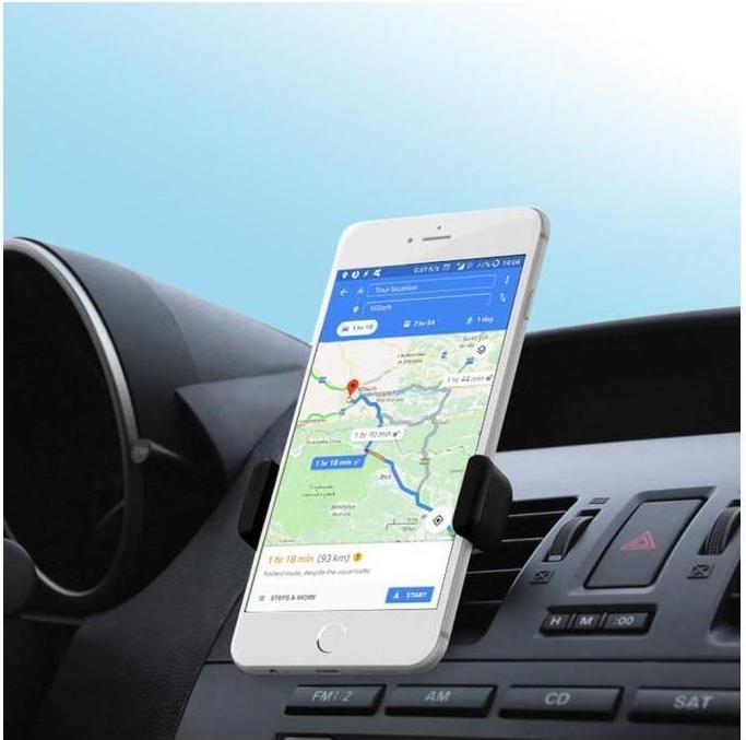 Actual product image Maclean Universal car mobile phone holder for ventilation car smartphone holder min / max width: 54 / 87mm