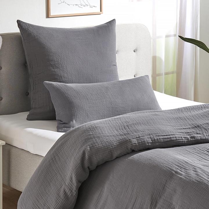 Produktbild Traumschlaf Delya Uni Musselin (Duvetbezug, 160x210 cm + 65x100 cm)