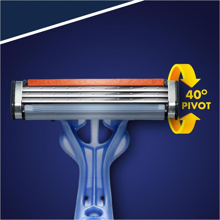 Actual product image Gillette Disposable razor Blue 3 Smooth 8s