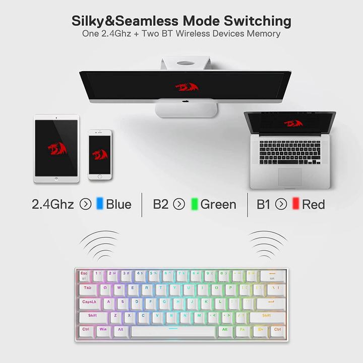 Actual product image Redragon Draconic K530 Pro (US, Cable, Wireless)