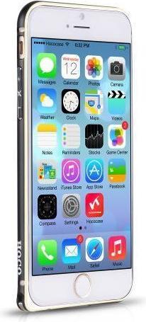 Productafbeelding Hoco Apple iPhone 6 / 6S Blade serie Hippocampus Gesp Metalen Bumper HI-T025 zwart (Apple iPhone 6)