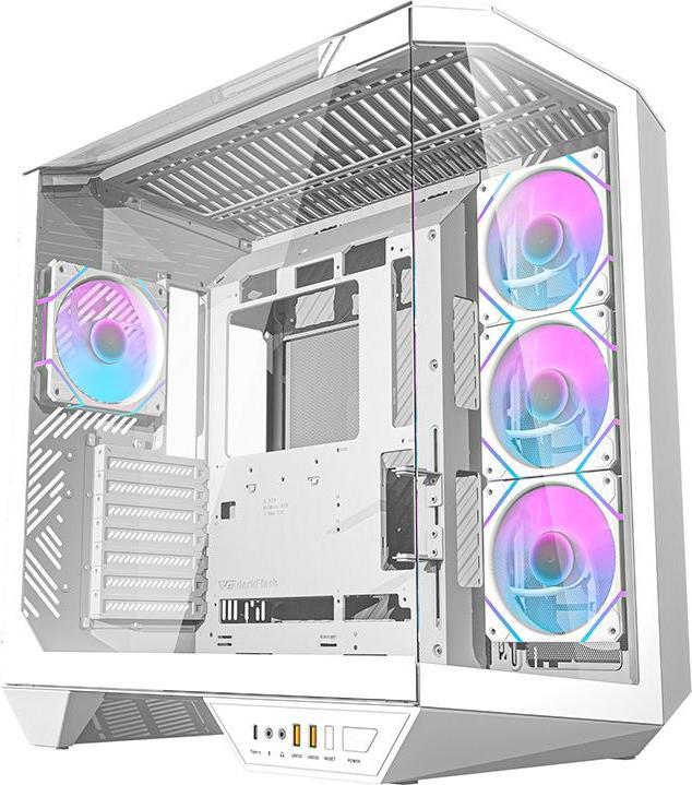 Produktbild Darkflash Tech Darkflash DY470 computer case (white) + 4 fans + GPU bracket (ATX)