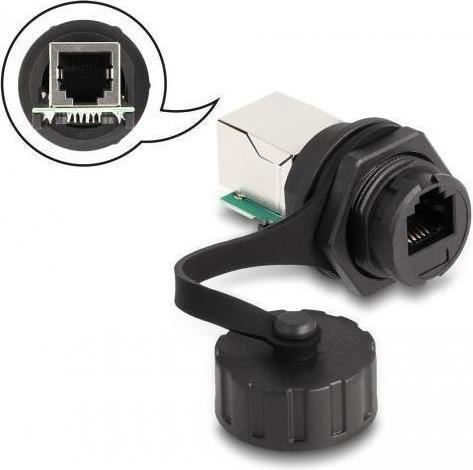 Immagine prodotto Delock Connettore per cavo da presa RJ12 a presa RJ12 per l'installazione (Accoppiamento di rete)
