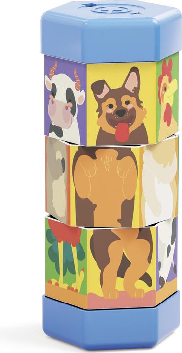 Immagine prodotto Quercetti Twist Puzzle Animali Tubo Mix and Match, 2582 (2 pezzi)