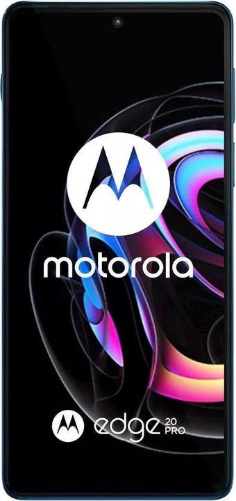 Produktbild Motorola Edge 20 Pro (256 GB, Blue Vegan Leather, 6.70", Dual SIM, 108 Mpx, 5G)