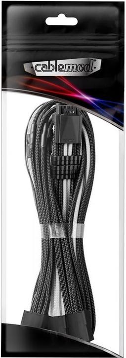 Image du produit CableMod Pro ModMesh 12VHPWR vers 3x PCI-e Extension - 45cm, noir/blanc
