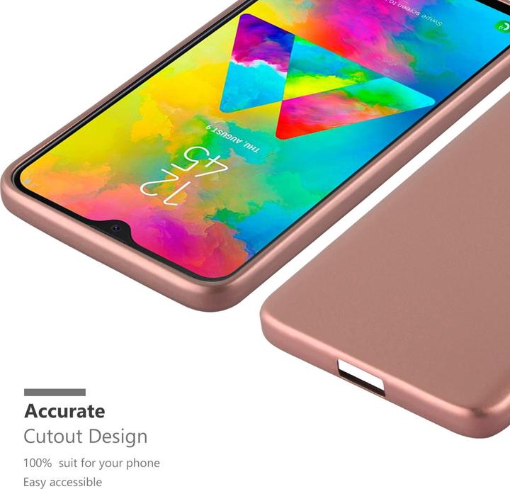 Actual product image Cadorabo TPU Matt Metallic Cover (Samsung Galaxy M20)