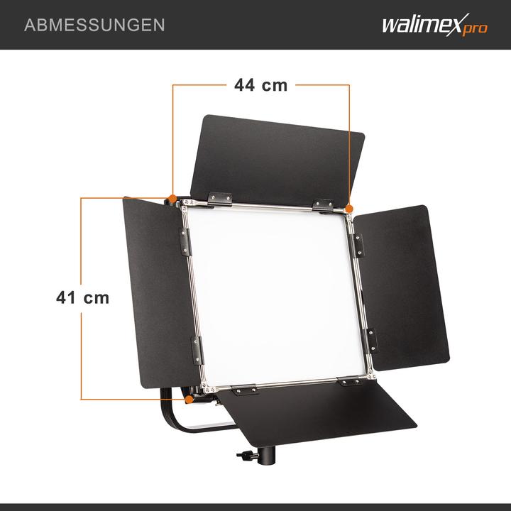 Produktbild Walimex LED Rainbow 50W RGBWW Set 1 (1x Rainbow 50W, 1x Lampenstativ GN-806) (Flächenleuchte)