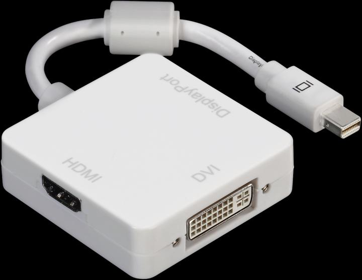 Hama Mini-DisplayPort zu (DP, DVI, HDMI, 15 cm)