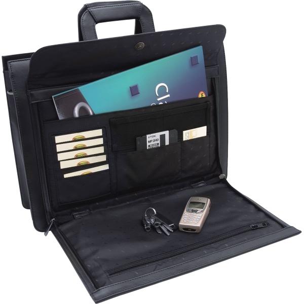 Actual product image Monolith Briefcase 2774 43 x 12 x 32 cm Black
