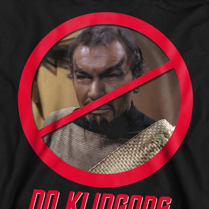 Image du produit - Sweat NO KLINGONS - Adulte (S)