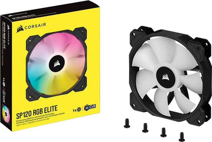 Actual product image Corsair SP120 RGB Elite (120 mm, 1 x)