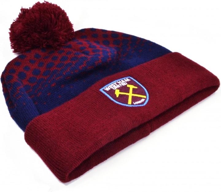Actual product image West Ham United FC Pom-pom Hat With Gradient