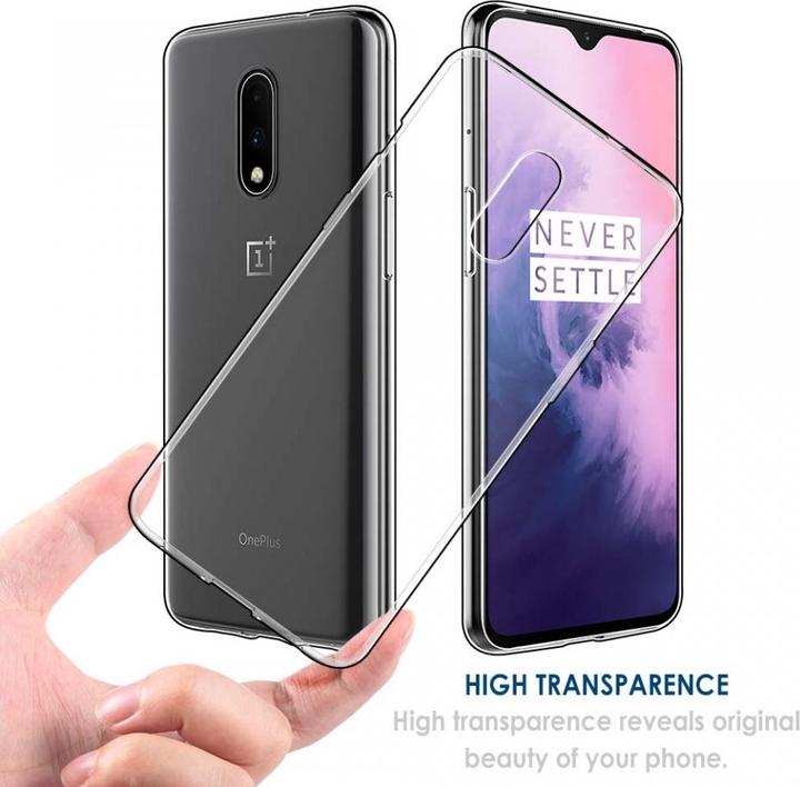 Immagine prodotto Screenguard Custodia OnePlus 7 flessibile in TPU trasparente (OnePlus 7)