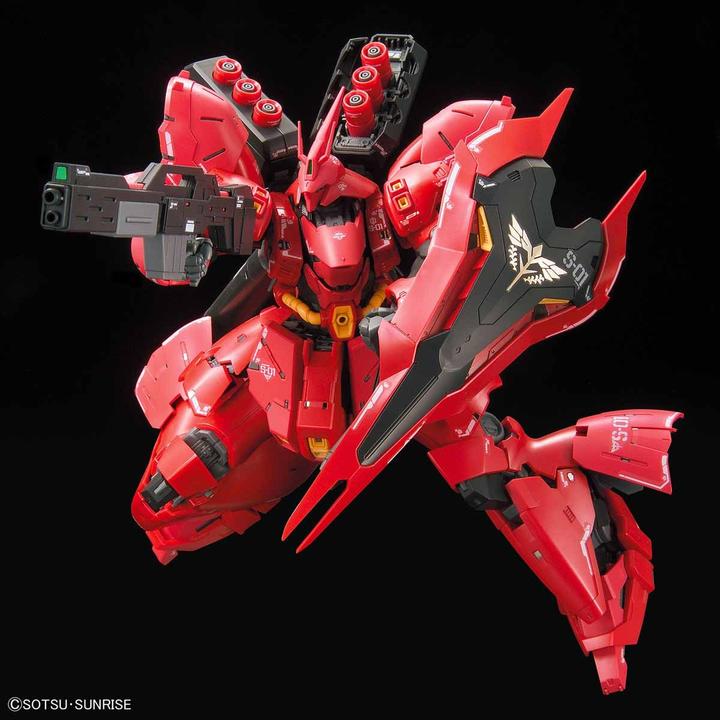Actual product image Bandai GUNDAM - Model Kit - Real Grade - MSN-04 Sazabi
