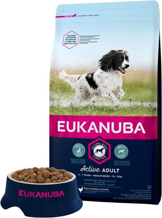 Produktbild Eukanuba Adult Medium Breed Huhn (Adult, 1 Stk., 12000 g)