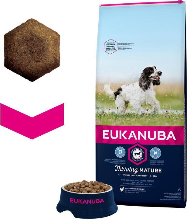 Produktbild Eukanuba Senior Chicken Medium (Senior, 1 Stk., 12000 g)