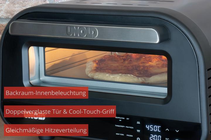 Actual product image Unold Don Luigi pizza oven timer function (Electric pizza oven)