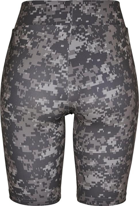 Actual product image Urban Classics Ladies High Waist Camo Tech Cycle Shorts (5XL)