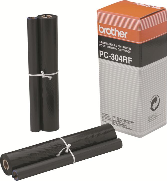 Produktbild Brother PC-302RF Farbband 4er Pack, schwarz