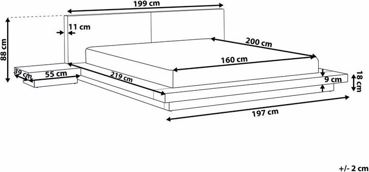 Actual product image Beliani Zen (160 x 200 cm)