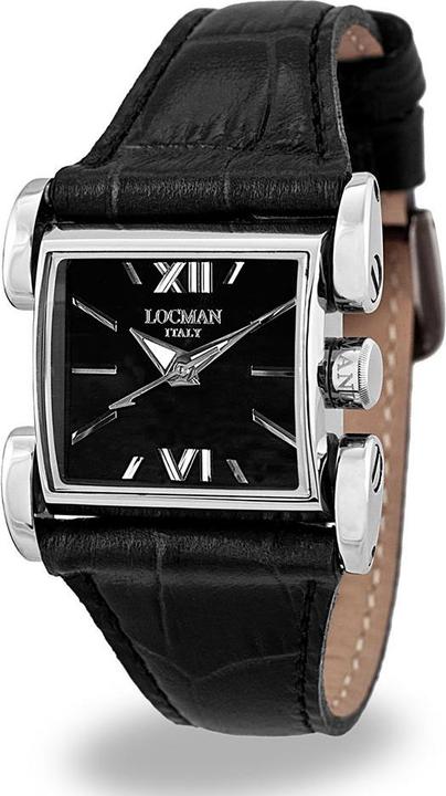 Produktbild Locman Italy Damenuhr Latin Lover Titanium/Edelstahl schwarz Ref. 0506 (Analoguhr, 1295 mm)