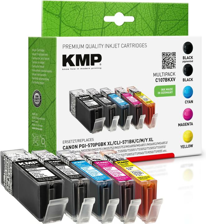 Produktbild KMP C107BKXV (M, C, Y, BK, PGBK)