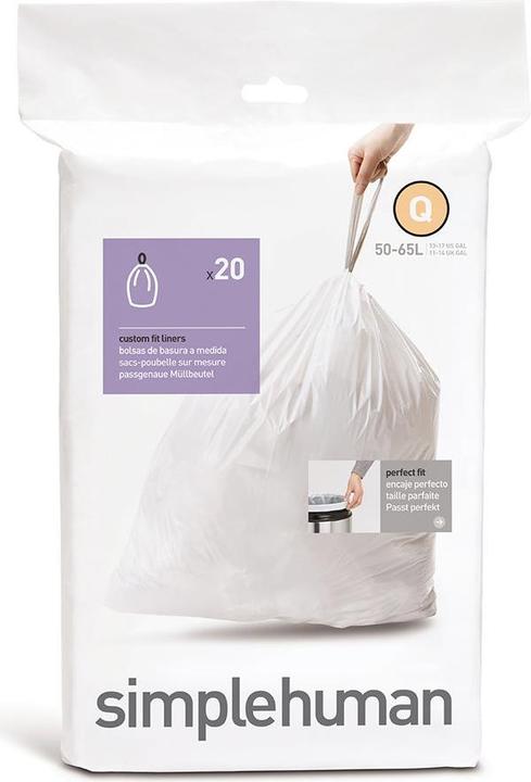 Simplehuman Sacchetto della spazzatura (20 x, 50 l)