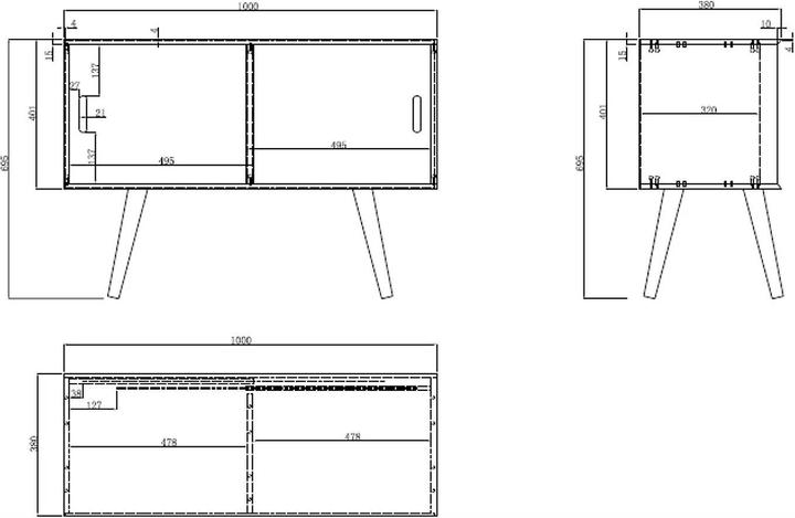 Actual product image AC Design Mitra (100 x 38 x 69.5 cm)