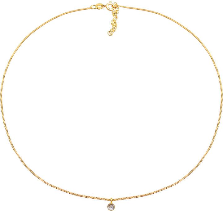 Immagine prodotto Elli Girocollo, collana di pietre preziose (Quarzo, Argento 925, 36 cm)