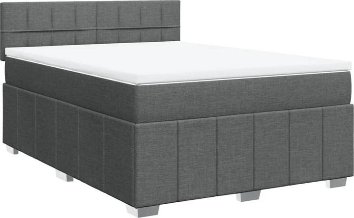 Produktbild VidaXL Bo x springbett mit Matratze 160 x 200 cm Stoff (160 x 200 cm, 160 x 200 cm)