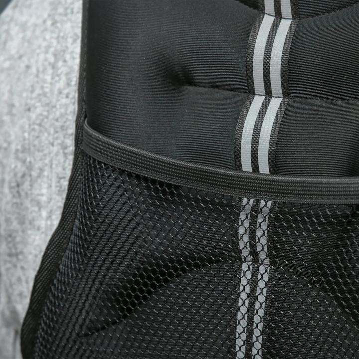 Image du produit Swisshandel24 Gilet lesté 5 kg réglable, musculation sable métallique noir 40x35cm (1 x 5 kg)