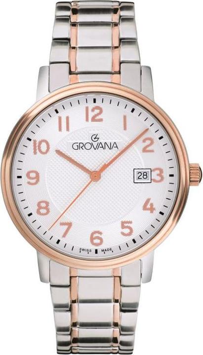 Grovana Kensington Traditional-Kollektion – in der Schweiz hergestellte Quarzuhr (Swiss Made)