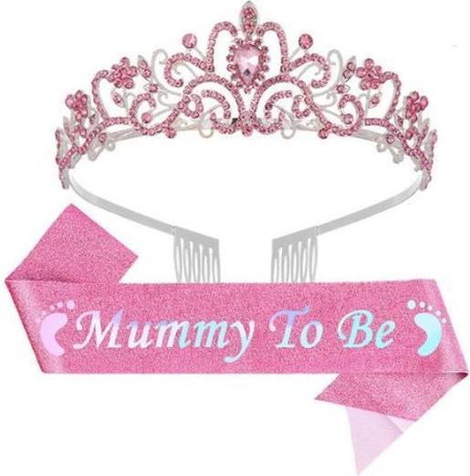 Image du produit MU Style Mika Series Sangle "Mummy To Be" + couronne