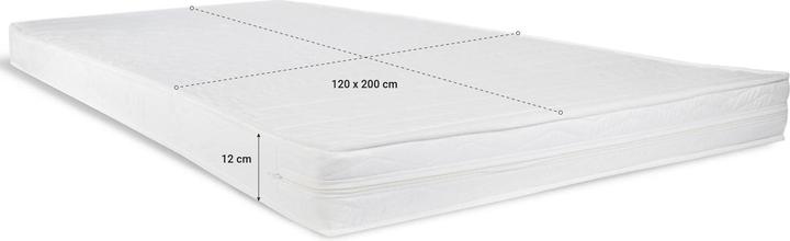Produktbild Homestyle4u Komfortmatratze Rollmatratze (120 x 200 cm, Schaumstoffkern)