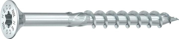 Actual product image Heco TOPIX-plus countersunk head wood screw with TX pockets partially threaded 8x300 mm blue galvanised (50 Screws per piece)