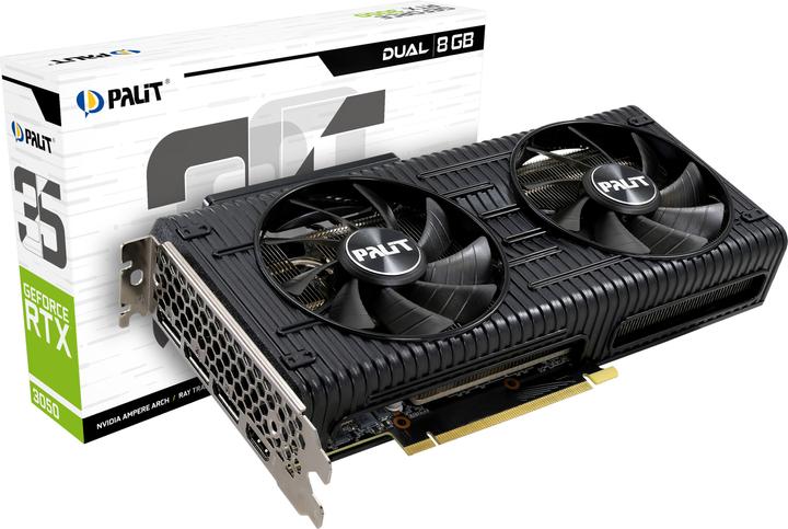 Image du produit Palit GeForce RTX 3050 Dual (8 Go)