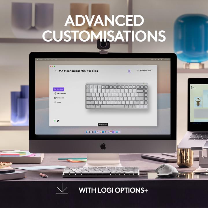 Immagine prodotto Logitech MX Mechanical Mini for Mac (CH, Senza fili)