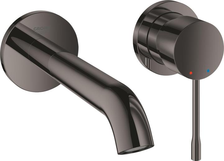 Produktbild Grohe 19408A01 Essence Wandmontage 2-Loch-Waschtischbatterie - Hard Graphite