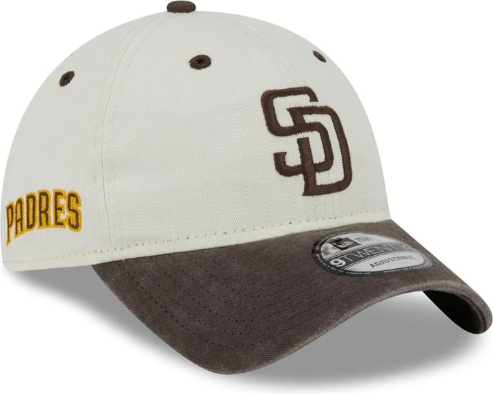 Actual product image New Era 9Twenty Casual Classics Cap - San Diego Padres Beige