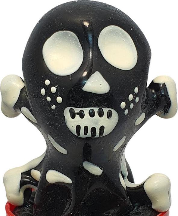 Produktbild Condomerie - Handbemalte Neuheitskondome Totenkopf Schwarz Modell 2