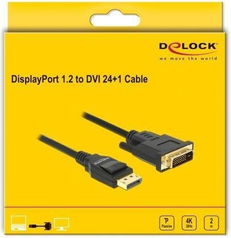 Image du produit Delock DisplayPort — DVI (2 m, DisplayPort, DVI)