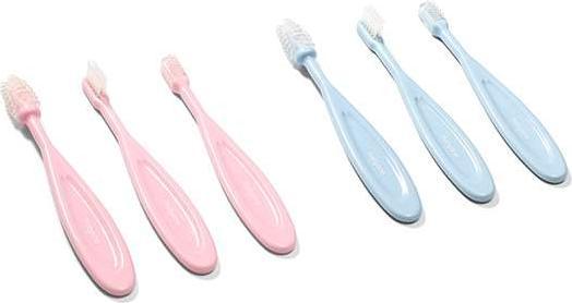 Actual product image Babyono Toothbrushes set 3 brushes (1 x)