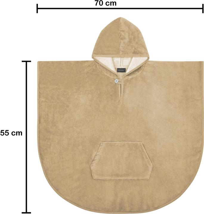 Produktbild Normani Weicher Kinder Badeponcho (55 cm x 70 cm)
