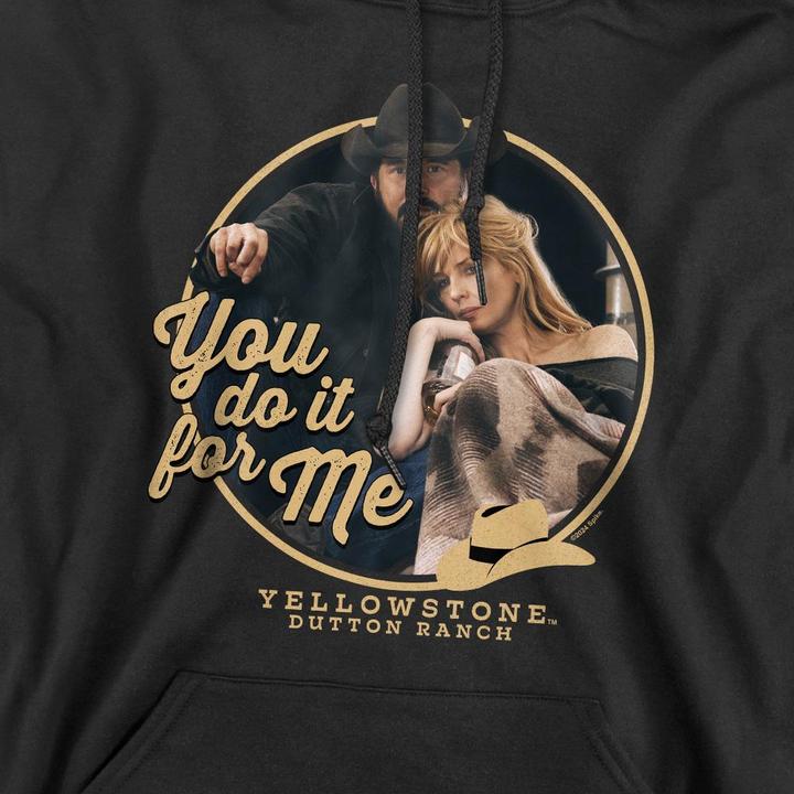 Immagine prodotto Yellowstone You Do It for Me Felpa con Cappuccio Uomo (L)