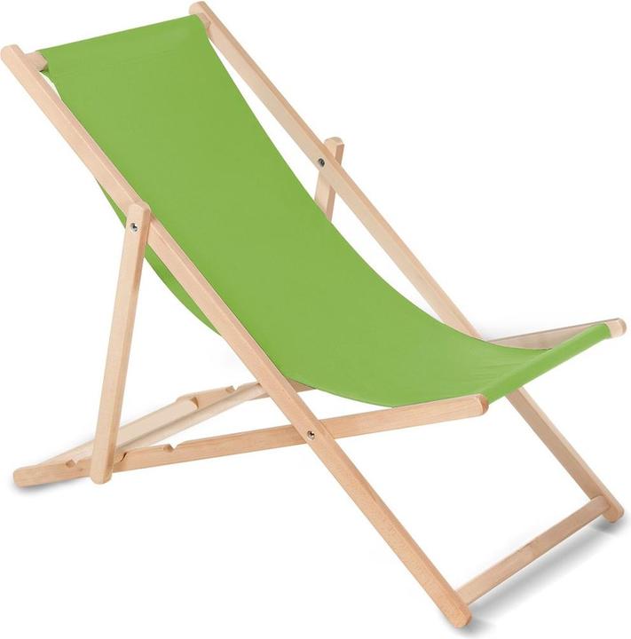 Greenblue Sedia a sdraio in legno di alta qualità, senza legno di faggio intagliato