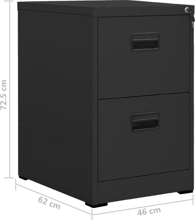 Produktbild VidaXL Aktenschrank (46 x 62 x 72.5 cm)