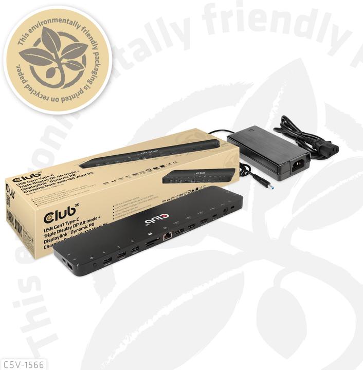 Productafbeelding Club 3D CSV-1566 (USB-C, 4 Havens)